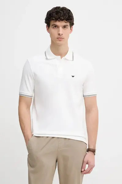 Emporio Armani tričko pánske bavlnené s elastanom