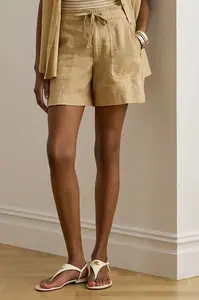 Lauren Ralph Lauren šortky dámské lněné