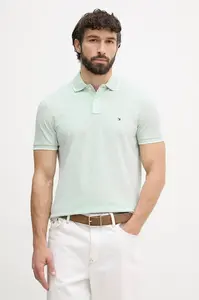 Tommy Hilfiger polo tričko pánske s prímesou ľanu