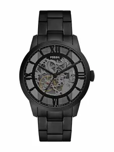 FOSSIL Analógové hodinky 'TOWNSMAN'  čierna