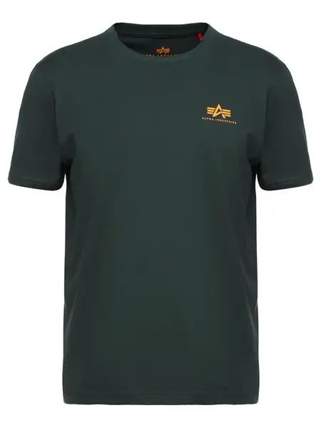ALPHA INDUSTRIES Tričko  tmavozelená