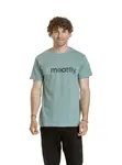 Meatfly pánské tričko Joe Dusty Mint | Modrá | Velikost XL | 100% bavlna