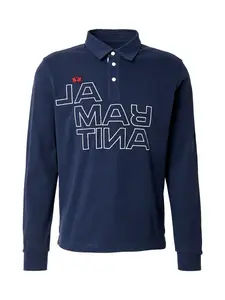 La Martina Tričko  modrá / červená / biela