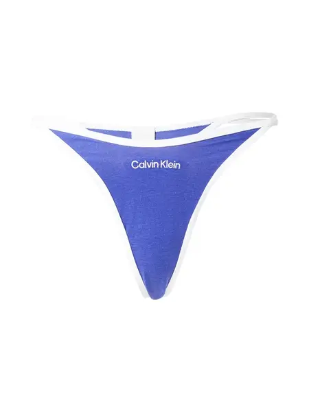 Calvin Klein Underwear Tangá  modrá / biela