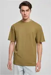 Oversized tričko v olivovej farbe
