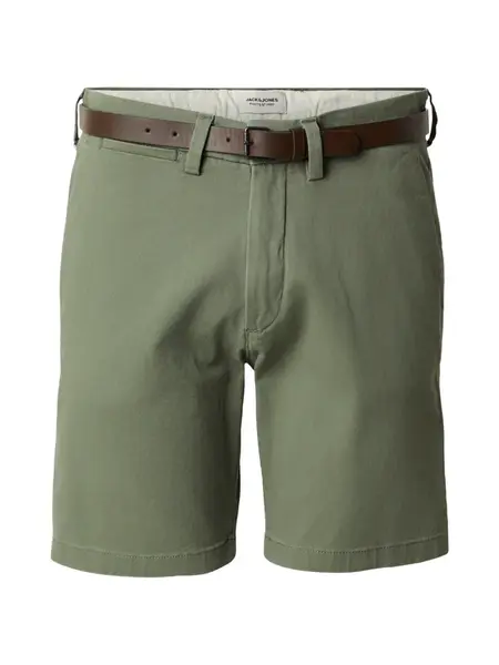 JACK & JONES Chino nohavice 'JPSTADAM'  hnedá / olivová