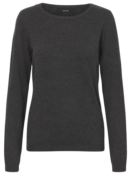 VERO MODA Sveter 'Care'  tmavosivá