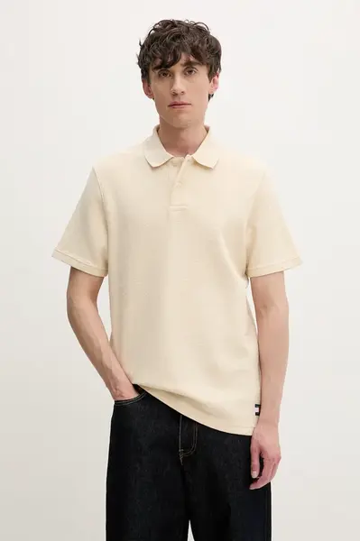 Tommy Jeans polo tričko pánske bavlnené