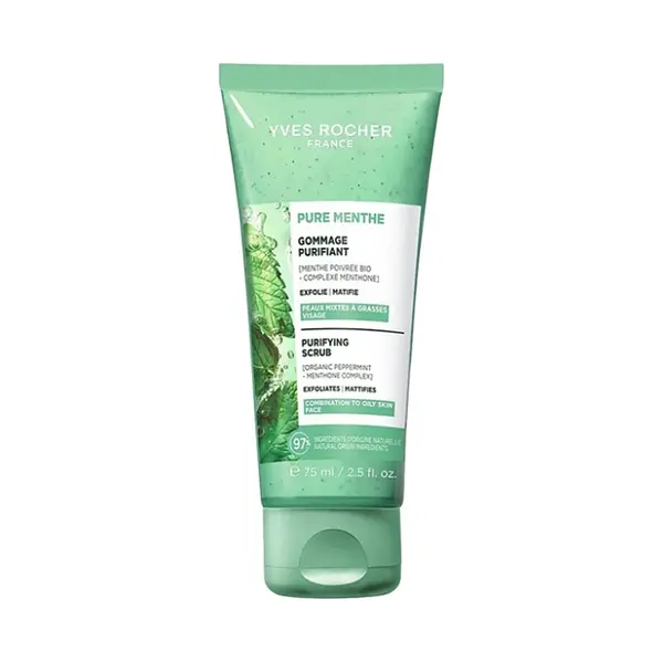 YVES ROCHER Pure Menthe Čistiaci peeling 75 ml