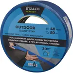 Páska lepící, krycí, venkovní PE, 48 mm x 25 m, STALCO PERFECT