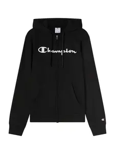 Champion Tepláková bunda  čierna / biela