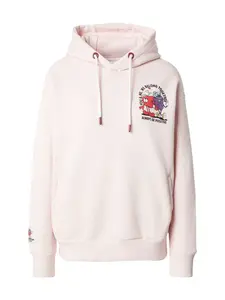 Sublevel Mikina  zelená / rosé / červená / čierna