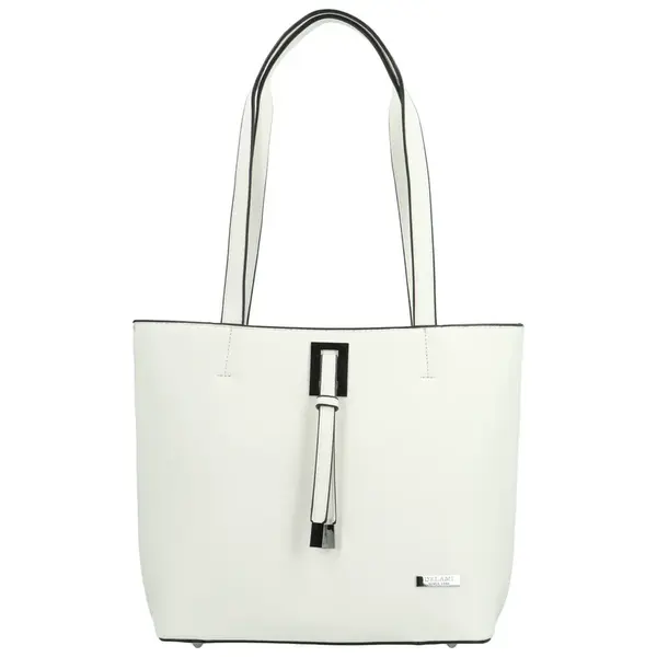 Dámská kabelka na rameno bílá - Delami Athena Aura