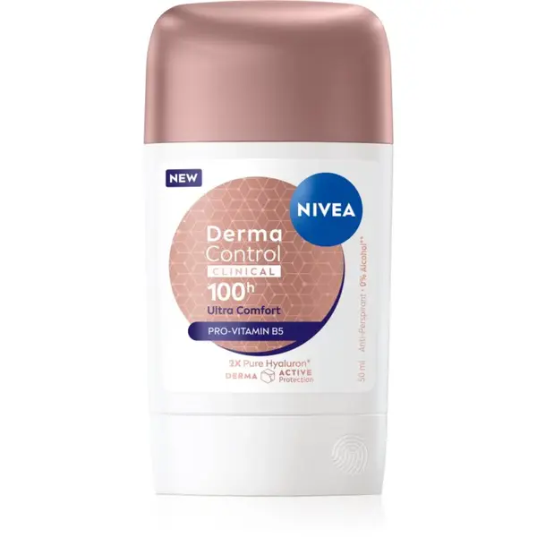 NIVEA Derma Control Clinical Ultra Comfort tuhý antiperspitant 50 ml