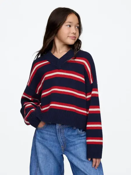 GAP Dětský oversize svetr CashSoft - Holky
