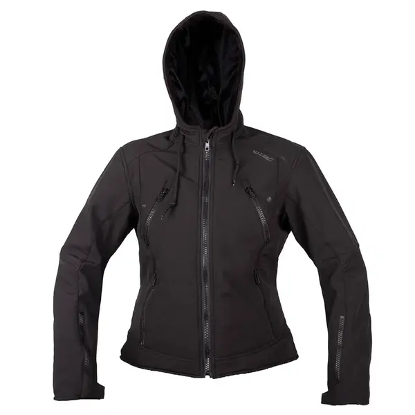 Dámská softshellová moto bunda W-TEC Dyte černá XXL
