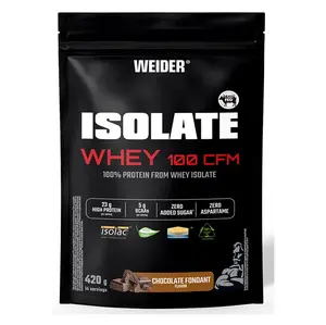 WEIDER Isolate whey 100 cfm čokoládový fondán 420 g