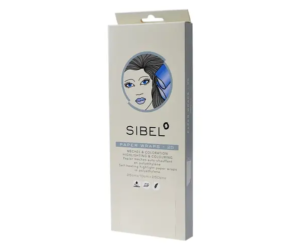 Papírky na melír Sibel High-Light 10 x 25 cm - 250 ks (4333031) + dárek zdarma