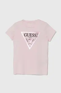 Dětské bavlněné tričko Guess