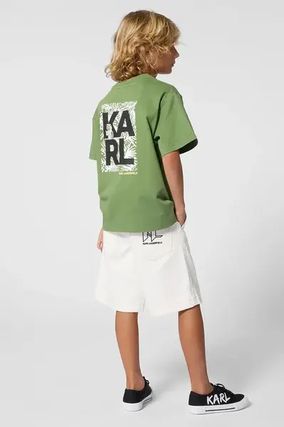Karl Lagerfeld dětské bavlněné tričko