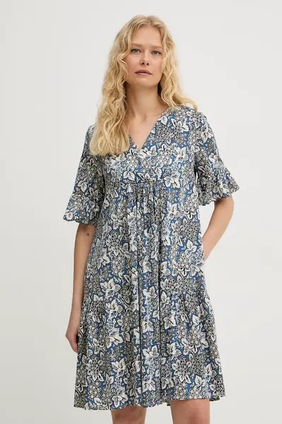 Bavlněné šaty Weekend Max Mara FUOCO