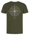 Korda tričko compass tee dark olive - m