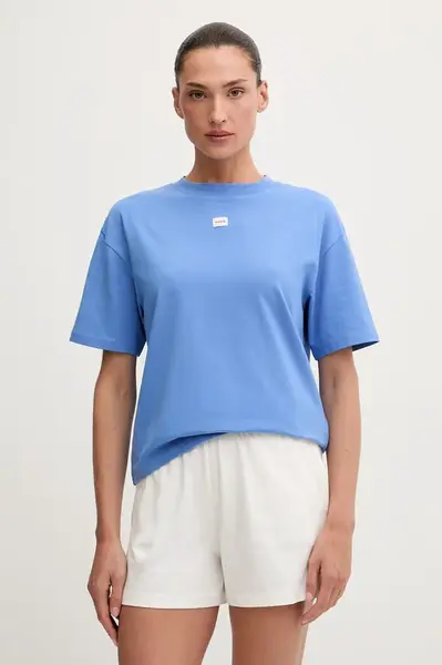 HUGO  oversize tričko dámské z modalem SIGNATURE_TSHIRT