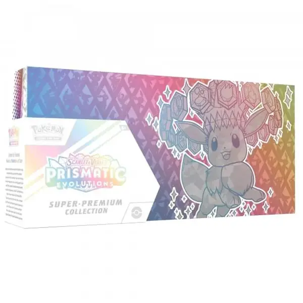 Pokémon Prismatic Evolutions Eevee Super Premium Collection - Pokémon karty