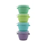 Melii Silikonové kelímky na potraviny Snap&Go 118 ml - 4ks