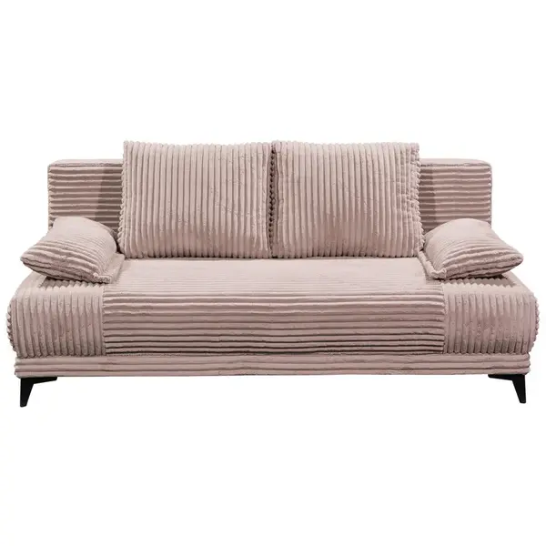 MID.YOU ROZKLÁDACÍ POHOVKA, textil, růžová