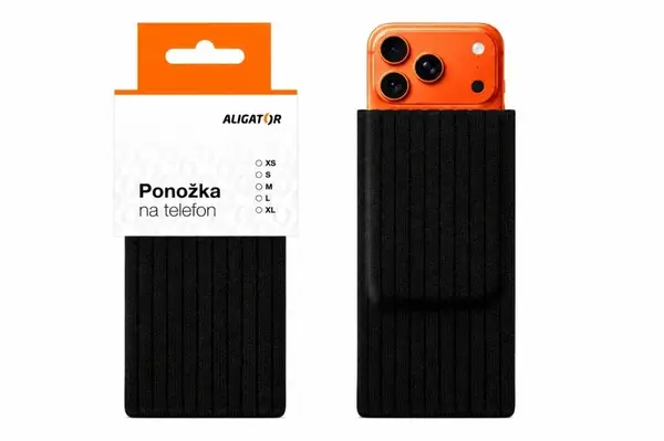 ALIGATOR ponožka na telefon XL, černá