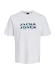 Jack & Jones Junior Tričko 'JCOFUSION'  tmavomodrá / biela
