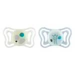 CHICCO Dudlíky Physioforma Light silikonové ortodontické neutral 2-6m, 2 ks