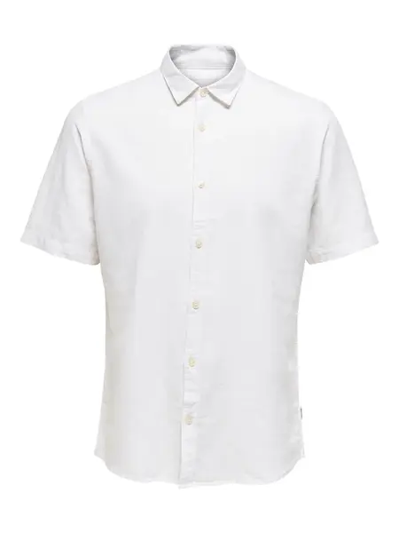 Only & Sons Košeľa 'ONSCaiden'  biela