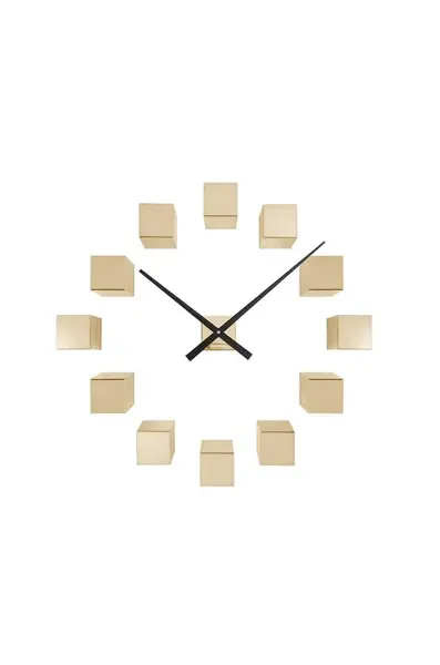 Karlsson Nástěnné hodiny Karlsson DIY Cubic Metallic