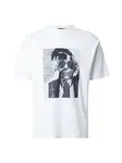 Karl Lagerfeld Tričko  sivá / čierna / biela