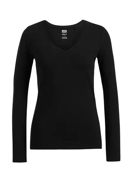WE Fashion Tričko  čierna
