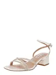 STEVE MADDEN Remienkové sandále 'GABBY'  strieborná / biela