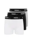 Moxx Paris Boxerky  sivá melírovaná / čierna / biela