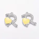 Zinc Alloy Rhinestone Pendants