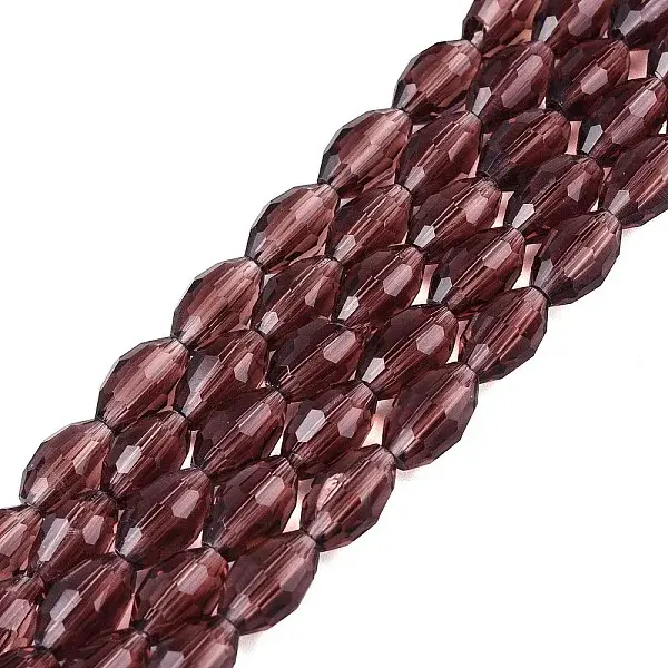 Transparent Glass Beads Strands