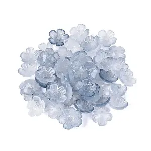 Transparent Plastic Bead Caps