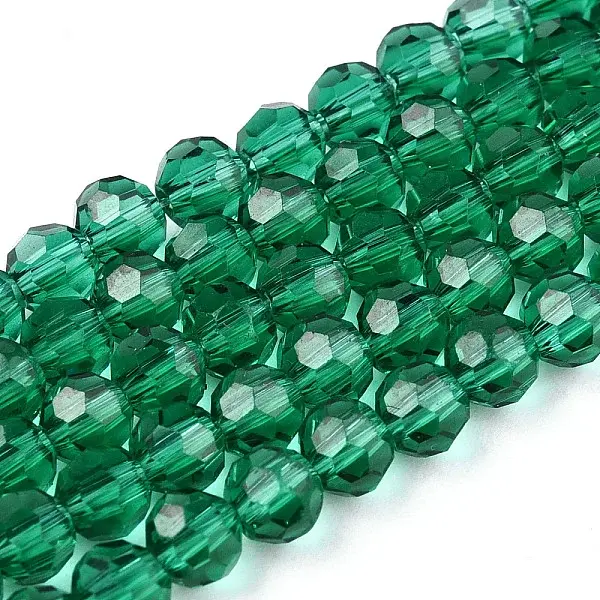 Transparent Glass Beads Strands