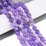 Dyed Natural White Jade Beads Strands