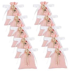 Rectangle Polyester Packing Pouches Drawstring Bags