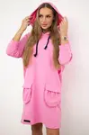 Light pink dress with hood