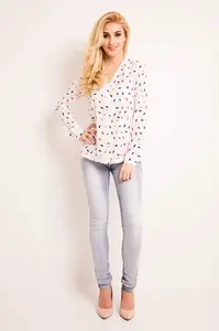 Awama Woman's Shirt A170 Multicolour/Pattern