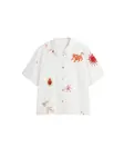 Desigual Blúzka  merlotová / biela