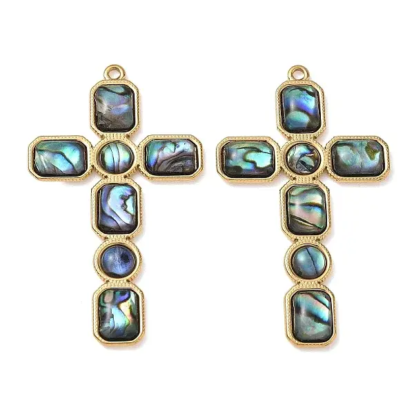 Natural Paua Shell Big Pendants