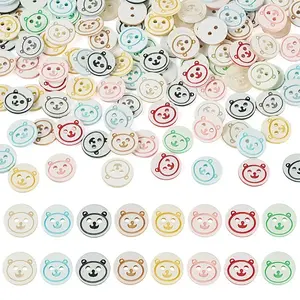200Pcs 2-Hole Resin Buttons